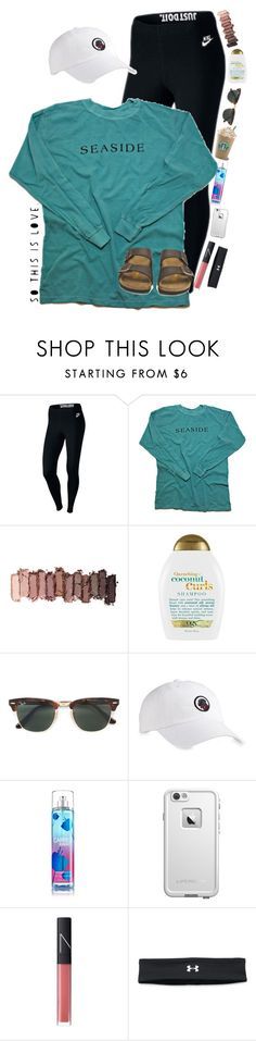 "•I am a lost boy from never land•" by lacrosse-19 ❤ liked on Polyvore featuring NIKE, Urban Decay, Organix, Ray-Ban, Southern Proper, LifeProof, NARS Cosmetics, Under Armour and Birkenstock Cute Lazy Outfits For School, Sandal Outfits, Summer Camping Outfits, Southern Proper, Summer Camping, Camping Outfits, Athleisure Outfits, Dream Clothes