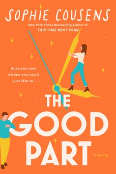 the good part by sophiie coustenss is shown on an orange background