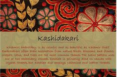 Kashidakari Embroidery, Surface Ornamentation, Instagram Messages, Clothing Fabric Patterns, Art Forms Of India, Diy Tie Dye Designs