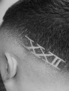 Hair Designs For Boys, Hair Tattoo Designs, Boys Fade Haircut, Undercut Hair Designs, Haircut Designs For Men, Curly Hair Fade, Shaved Hair Designs