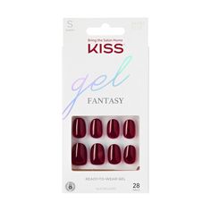 PRICES MAY VARY. Hands Down The Trendiest DIY Nails: KISS Gel Fantasy Nails feature popular solid colors in your favorite lengths & shapes! The shiniest, most fashionable way to get gorgeous, ready to wear nails take minutes and last for up to a week. The Chicest Solids In Town: With an ultra-smooth finish, these fun solid color falsies are durable, flexible, and easy to apply. No damage to natural nails & with hassle-free removal, these nails are waterproof, chip proof, smudge proof, & no dry t Kiss Gel Fantasy Nails, Sculpted Nails, Pink Gel Nails, Kiss Nails, Manicure At Home, Nail Glue, Keep In Touch, Artificial Nails, Nail Kit