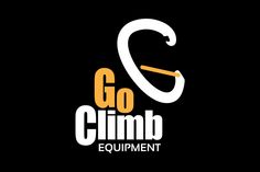 the logo for go climb equipment, which is designed to look like an arrow and has been