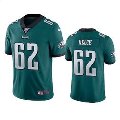 Philadelphia Eagles Jason Kelce green Jersey Zach Ertz, Brandon Graham, Miles Sanders, Lane Johnson, Chris Long, Brian Dawkins, Eagles Jersey, Jason Kelce, Midnight Green