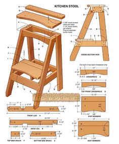 wooden step stool plans and instructions