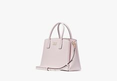 Add instant style to your in-office days with this sophisticated leather satchel. | Kate Spade Serena Satchel, Shimmer Pink Feminine Leather Satchel With Top Handle, Feminine Leather Top Handle Satchel, Feminine Kate Spade Leather Bag, Feminine Top Handle Satchel For Office, Elegant Medium Workwear Bags, Elegant Medium Formal Bag, Elegant Formal Bags, Elegant Medium Satchel With Detachable Strap, Feminine Leather Satchel For Travel