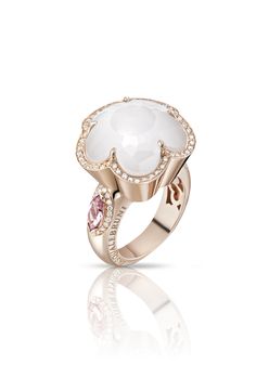 Pasquale Bruni Jewels Bedazzled Jewelry, Milky Quartz, Pasquale Bruni, Sparkly Ring, Jewellery Rings, Fine Jewelery, Bon Ton, Pearl Pink