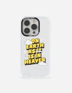 On Earth as it is in Heaven Christian Phone Case Aesthetic Christian Phone Cases, Elevated Faith Phone Case, Christian Iphone Cases, As It Is In Heaven, Elevated Faith, Christian Accessories, Christian Phone Case, Jesus Clothes, Christian Shirts Designs