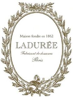 the label for person's perfume, which was made in france and has been drawn by