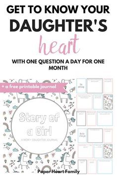 Questions To Ask Your Daughter, Mother Daughter Journal, Mother Daughter Activities, Mother Daughter Dates, Daughter Activities, Raising Daughters, Parenting Girls, Raising Girls, Smart Parenting