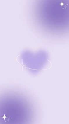 two hearts shaped like stars on a purple background