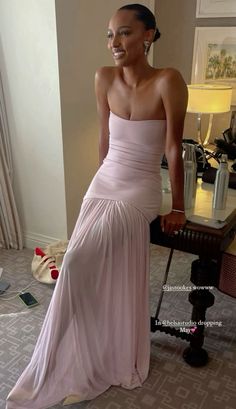 Classy Prom Dresses Elegant, Dress Long Pink, Long Pink Dress, Formal Dress Code, About Relationships, Jasmine Tookes, Cute Prom Dresses, Sponsored Content