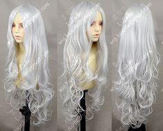 Silver White Wavy Lolita Princess Party Cosplay Wig cap-in Cosplay Wigs from Beauty & Health on Aliexpress.com Last Unicorn, Quality Wigs, Beautiful Wigs, Wigs For Sale, Full Wigs, Womens Wigs, Curly Wigs