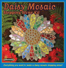 the cover of daisy mosaic stepping stone kit