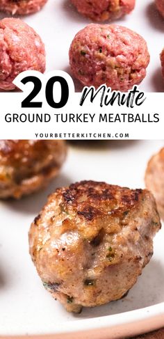 Looking for delicious and healthy ground turkey recipes? These easy turkey meatballs are a must-try. Trust me, our recipe is different. They make the absolute best juicy turkey meatballs you've ever had. Perfect for dinner or as appetizers. Serve with rice, pasta, and sauce, or on their own. And they’re high in protein! Check out this healthy meal idea today at yourbetterkitchen.com and discover other healthy dinner recipes.