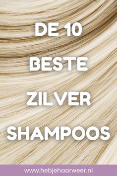 Last van een gele gloed? Maak je blonde of grijze haar weer mooi koel met een zilvershampoo. Dit zijn de 10 beste zilvershampoos. Happy Hair, Grey Hair, Hair Day, Beauty Hacks, Hair Care, Blonde, Van, Health, Hair Styles