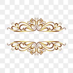 two golden frames on a white background with gold swirls and scrolls in the middle