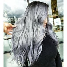 Grey Balayage, Grey Hair Looks, Hair Color Asian, Granny Hair, Colored Hair Tips, Hair Color Formulas