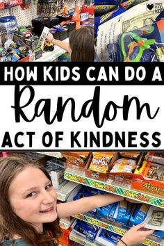 Have fun while being kind with your kids with these random acts of kindness! These fun ideas only cost a single dollar and are perfect for all your kids of any age! You can use these for strangers, schoolmates, and friends! Make kindness acts in your home a habit right now with you and all your kids! Acts Of Kindness For Kids, Random Act