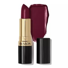 Revlon Super Lustrous Lipstick - 477 Black Cherry - 0.15oz : Target Plum Color Lipstick, Revlon Black Cherry, Classic Lipstick, Trendy Lipstick, Revlon Lipstick, Makeup Over 50, Revlon Super Lustrous Lipstick, Vampire Love, Revlon Super Lustrous