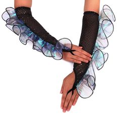 PRICES MAY VARY. Tea party gloves for women are made of polyester and tulle.They are very soft and smooth and very comfortable to wear. At the same time, it has good elasticity and certain breathable ability. Sequin fairy gloves from the top to the end of the glove, the elastic arm sleeve is very flexible, most women and girls can lay hands flat. Fingerless cosplay gloves unique design to make you more charming and elegant, perfect to show your graceful arm curve, let you shine in the crowd. Gli Mermaid Gloves, Arm Sleeve Design, Fairy Gloves, Sequin Gloves, Arm Sleeves For Women, Tea Party Gloves, Cosplay Gloves, Fairy Rave, Fancy Gloves