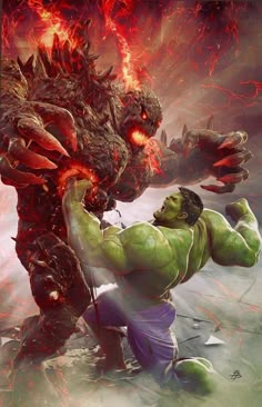 an image of the incredible hulk and his monster friend in avengers 2, which is being shown