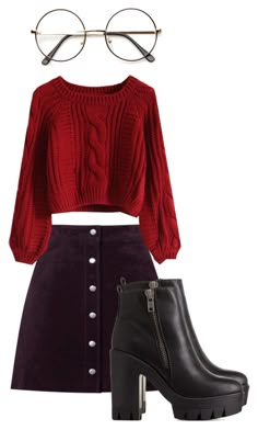 Skirt Boots, Jumper Skirt, Looks Chic, Really Cute Outfits, Love Is In The Air, Girly Outfits, Looks Style, Teen Fashion Outfits, Winter Fashion Outfits