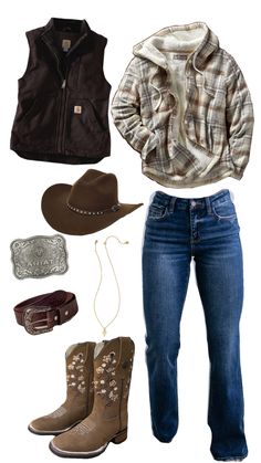 Hayride Outfit Fall, Country Autumn Outfit, Flannel Outfits Country, 78 Degree Weather Outfit Fall, Western Style Outfits Fall, Country Fall Outfits Women, Cold Weather Country Outfits, Western Outfit Ideas Winter