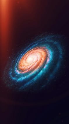 an artist's impression of a spiral galaxy