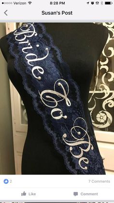 "Bridal party sash, Bachelorette Sash, Bridal Sash, Beautiful Navy Lace Sash, with a Lovely Gold or Silver Embroidery, with Pearl accent. Length 72-74\" Great for that Ultimate Bride To Be. Nice lace sash for the Bridal Showers and Parties." Bridal Sash Bachelorette, Sash Ideas, Sash Bachelorette, Bride Sash, Hen Night Ideas, Bachelorette Sash, Lace Sash, Birthday Sash, Bride To Be Sash