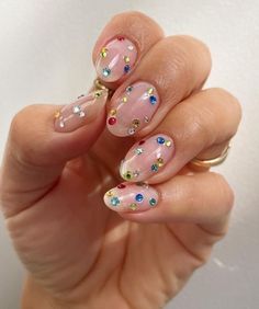 Nail Jewels, Easy Nails, Minimal Nails, Nail Swag, Orange Nails, Girls Nails, Nailed It, Manicure Y Pedicure