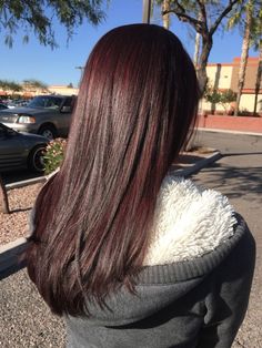 Dark Brown Dark Red Balayage, Cherry Pop Hair Color, Cranberry Brown Hair, Brown With Violet Undertones, Burgundy Hair On Brown Hair, Red Dye On Dark Brown Hair, Dark Cherry Brown Hair With Highlights, Dark Red On Brown Hair, Cherry Red Balayage Hair Brunettes