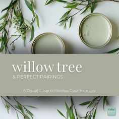 the cover of willow tree and perfect pairings, with two paint cans on top