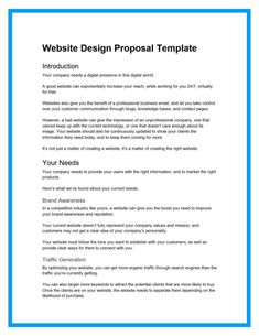 Web Development Proposal Template A web development proposal template serves as a blueprint for outlining the scope, objectives, and deliverables of a web development project. It is a ...