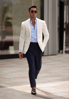 Office Old Money, Old Money Fashion, Blazer Outfits Men, Mens Business Casual Outfits, Money Fashion, Classy Outfits Men, Formal Fashion, Mens Haircut, Wedding Outfit Men