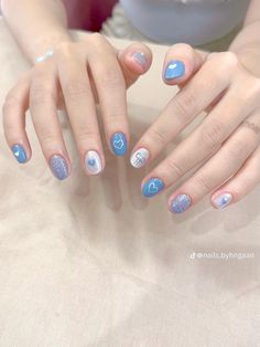 Korean Nail Art Short Nails, Brown Nails Design, Vintage Nails, Beauty Nails Design, Basic Nails