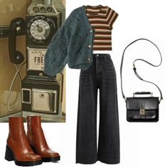 Business Casual New York, Outfit Ideas 80s Style Vintage, Outfit Inspo Aesthetic Winter Plus Size, Autumn Pallette Outfit, Old Fashion Outfits Vintage, Winter 80s Outfits, Lovejoy Concert Outfit, Retro Style Outfits Vintage Fashion, 70s And 80s Fashion Outfits