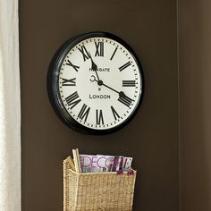 Decorating My First Apartment, Home Organizers, Cosy Cottage, My First Apartment, Tube Station, Vintage Wall Clock, Ballard Designs, First Apartment, Old World Charm