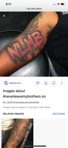 a person with a tattoo on their arm and the caption reads, images about nevereaverybrothers on