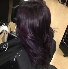 Dark Violet Hair, Purple Hair Dye, Dark Purple Hair Color, Hair Color Purple