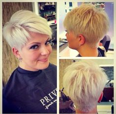 Brauchst Du einen komplett neuen Look? Schau Dir diese 10 Kurzhaarfrisuren zur Inspiration an! Spikey Short Hair, Blonde Short, Popular Haircuts, Penteado Cabelo Curto, Short Pixie Haircuts, Short Hairstyle, Short Blonde Hair