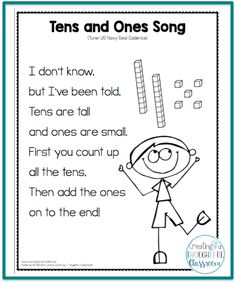 the ten and ones song for kids