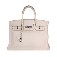 Hermes Hermes Togo Birkin 35 Argyle Leather Shoulder Beige Details Department Women Style Shoulder Exterior Color Beige Exterior Material Leather Bag Depth 14 in Bag Height 10 in Bag Width 7 in Item description This is a pre-owned Hermes Birkin handbag. It is Argyle Togo with palladium hardware. It is a size 35. It measures 13.5"x7"x10". Drop: 4". It is in very good condition. It includes bag only. Hermes Birkin Handbags, Birkin Handbags, Hermes Birkin, Exterior Colors, Women Style, Bags Handbags, Leather Bag, Shoe Accessories, Bag Lady