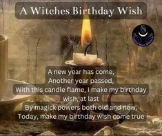 Witch Rituals, Candle Magick, Witch Spell Book, Birthday Wishes For Myself, Birthday Wish, Herbal Magic