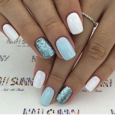 Beautiful everyday nail look and for special occasions! Shellac Nail Designs, New Nail Designs, Shellac Nails, Short Acrylic Nails, Cute Acrylic Nails, Acrylic Nail Designs, Nails Art, Trendy Nails