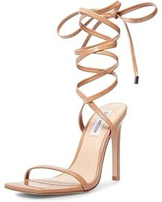 Amazon.com | Steve Madden Women's Uplift Heeled Sandal, Camel Patent, 9 | Heeled Sandals Heeled Sandal, Shopping Hacks, Active Lifestyle, Heeled Sandals, Womens Heels, Smart Shopping, Steve Madden