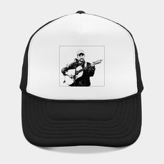 A drawing of Tyler Childers by UK-based artist, Jack Browning. -- Choose from our vast selection of Trucker hats to match with your favorite design to make the perfect custom graphic Hat. Customize your color! For men and women. Hip Hop Cap With Graphic Print, Adjustable Snapback Hat With Graphic Print And Flat Bill, White Adjustable Snapback Hat With Graphic Print, Adjustable White Snapback Hat With Graphic Print, Artistic Adjustable Trucker Hat, Adjustable Graphic Print Hat For Streetwear, Adjustable Snapback Hat With Graphic Print, Adjustable Flat Bill Hat With Graphic Print, White Graphic Print Cap