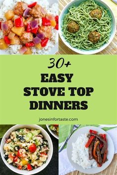 the top 20 easy stove top dinners for dinner