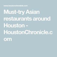 Must-try Asian restaurants around Houston - HoustonChronicle.com Seafood Pancake, Dashi Broth, Pho Bowl, Pepper Shrimp, Houston Restaurants, Black Cod, Mini Pancakes, Asian Restaurants, Sushi Bar