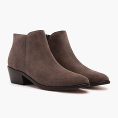 Downtown | Smoke Suede Thursday Boot Company, Chelsea Boots Style, Thursday Boots, Everyday Boots, Heeled Chelsea Boots, Brown Chelsea Boots, Boot Companies, Chelsea Boots Women, Chelsea Ankle Boots