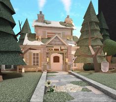 Cottage Layout, Aesthetic Bloxburg, Cottage House Interior, Ideas For Bloxburg, Cottage Core House